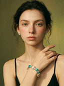 Yue TerraBrio gemstone bracelets inspired by calm, confidence, love, grounding, and joy.