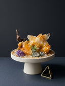 Citrine gemstone display for Yue TerraBrio, representing joyful energy, optimism, and symbolic meaning.
