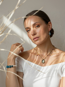 Yue TerraBrio natural gemstone jewelry styled for modern daily wear, created for the energy you choose to carry.
